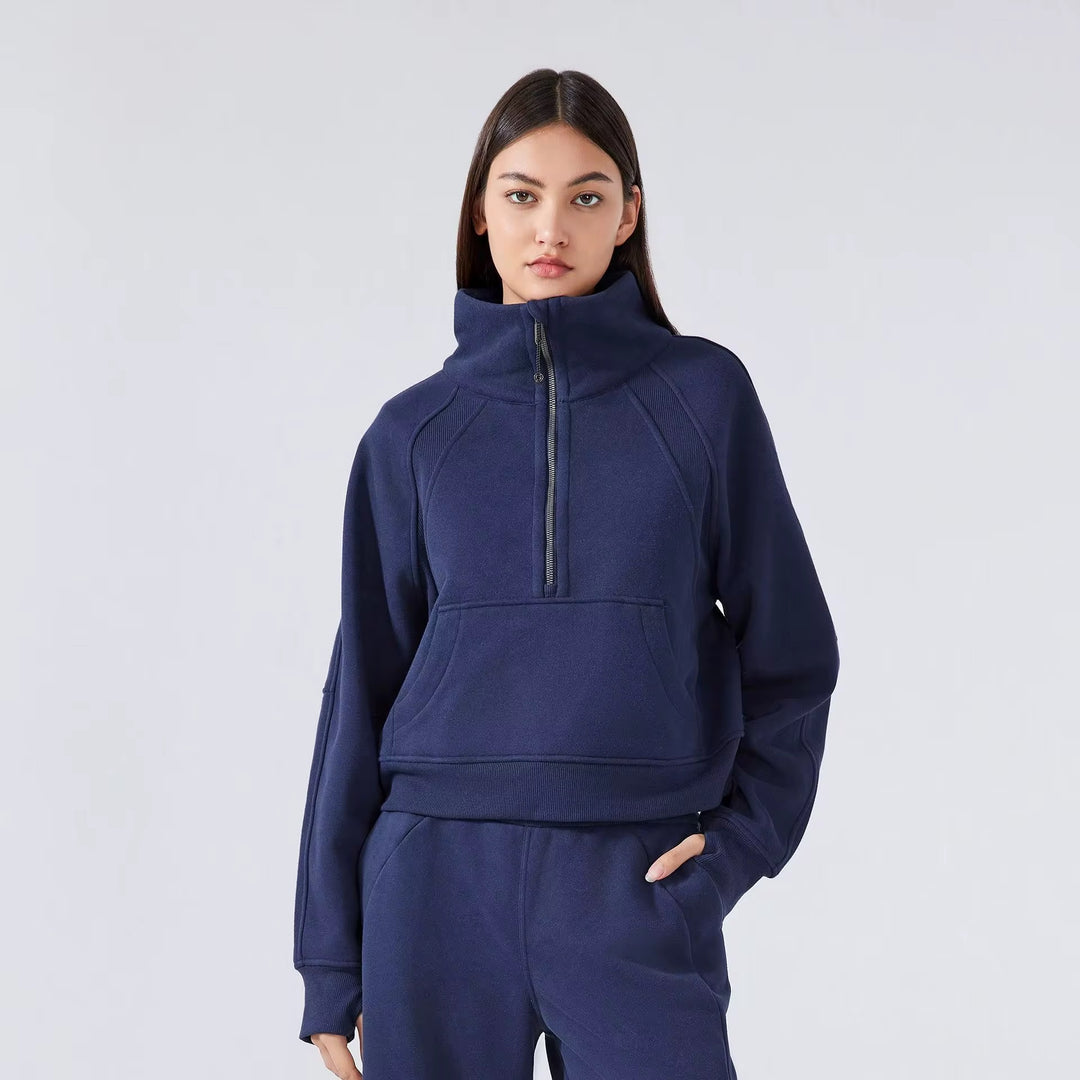 I am elegant half zip jacket