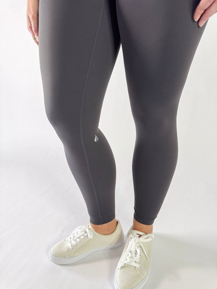 I Am a Force Leggings Graphite Grey | Faith Based Leggings for Women for women | Leggings