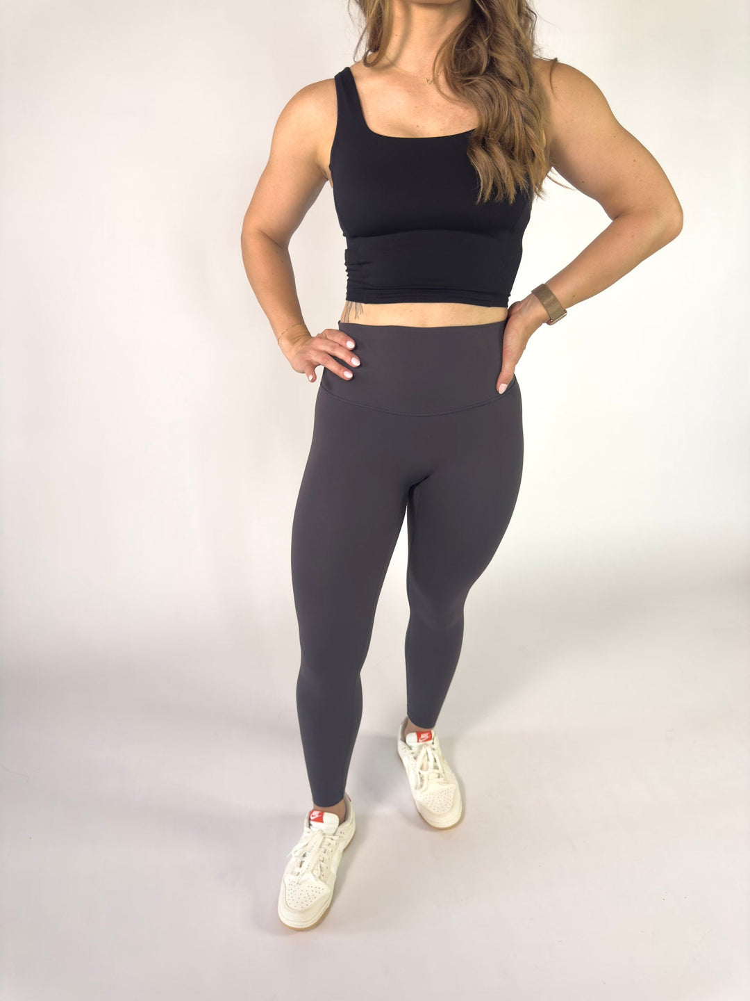 I Am a Force Leggings Graphite Grey | Faith Based Leggings for Women for women | Leggings
