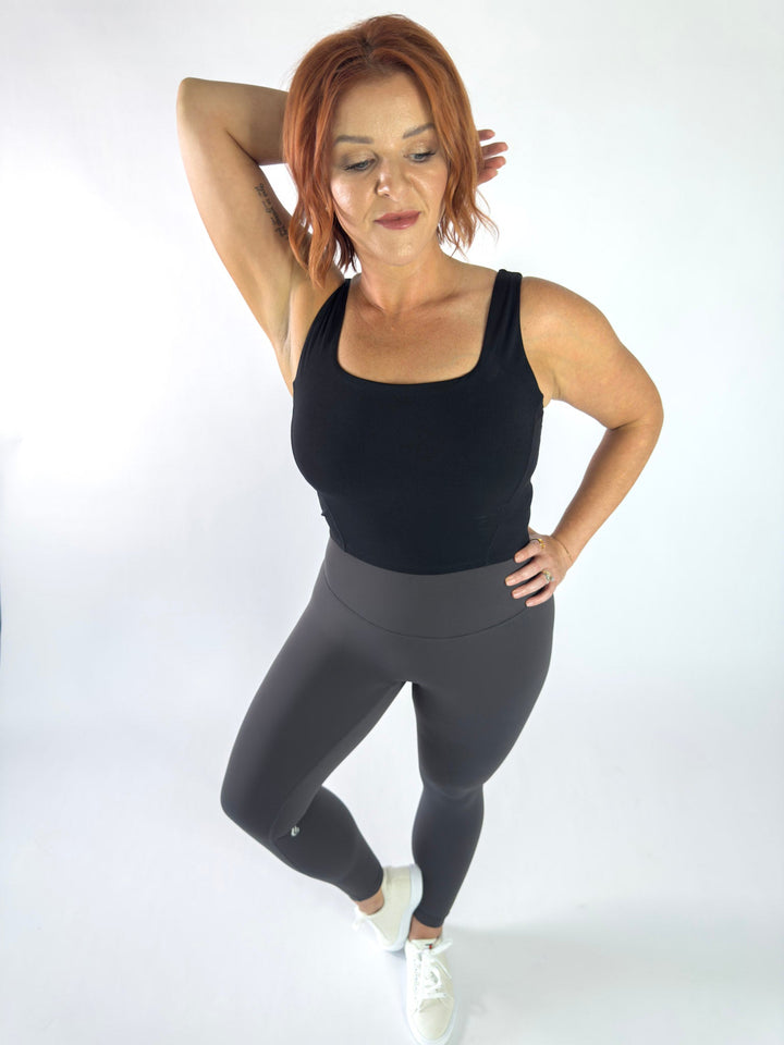 I Am a Force Leggings Graphite Grey | Faith Based Leggings for Women for women | Leggings