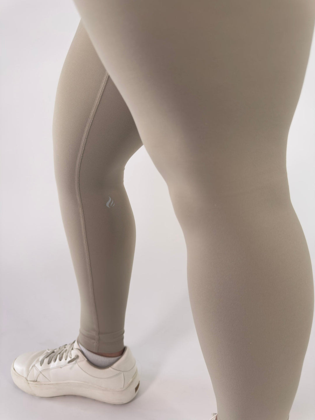I Am a Force Leggings Stone Beige | Faith Based Leggings for Women for women | Leggings