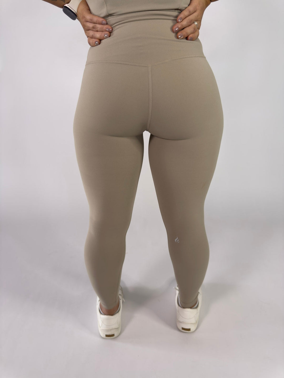 I Am a Force Leggings Stone Beige | Faith Based Leggings for Women for women | Leggings
