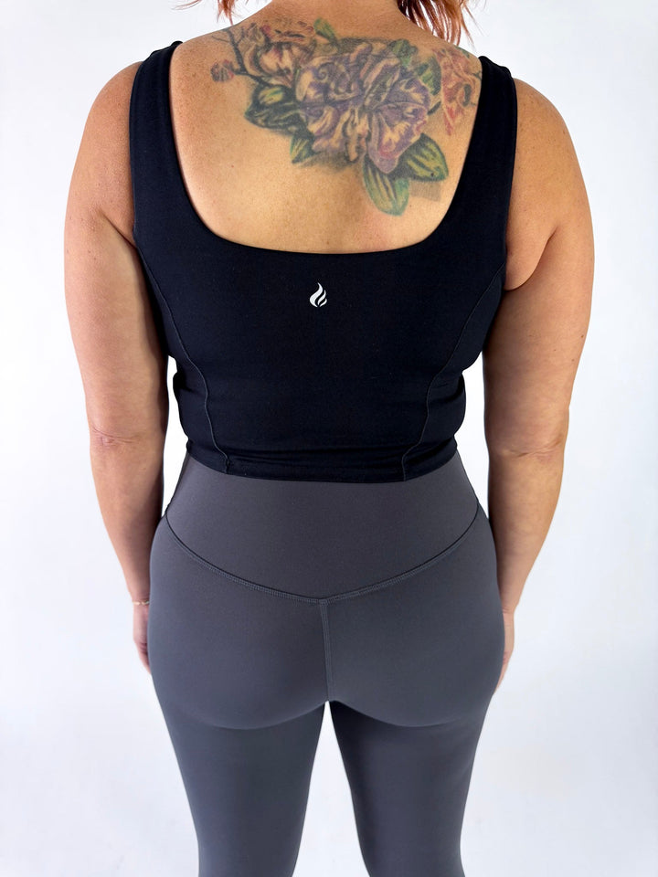 I Am a Force Leggings Graphite Grey | Faith Based Leggings for Women for women | Leggings