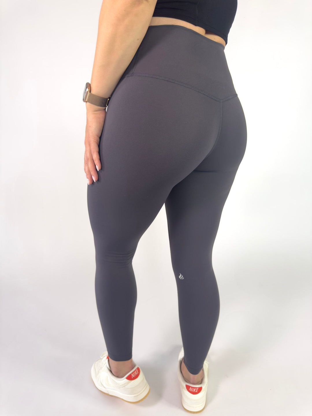 I Am a Force Leggings Graphite Grey | Faith Based Leggings for Women for women | Leggings