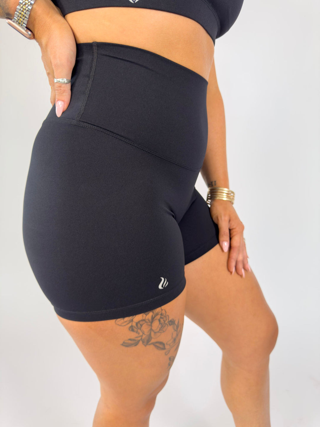 I Am Enough Biker Shorts for Women | Faith Based Activewear for women | shorts