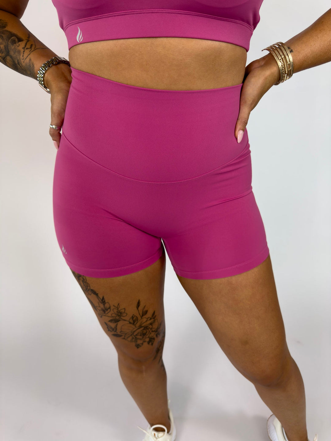 I Am Enough Biker Shorts for Women | Faith Based Activewear for women | shorts