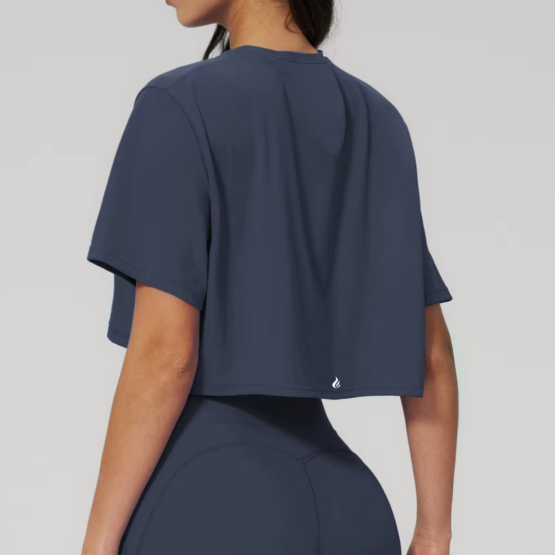 I Am His Cropped Tee | Faith-Based Cropped Tee for Women | MBS