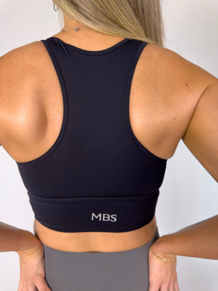 I Am Loved Bralette Black | Faith Based Sports Bra for Women for women |