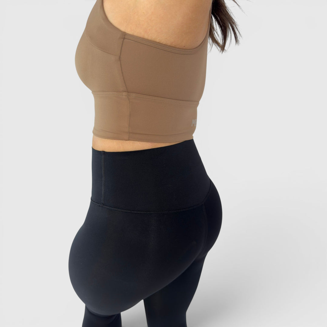 I Am Loved Bralette Cocoa | Faith Based Sports Bra for Women for women |