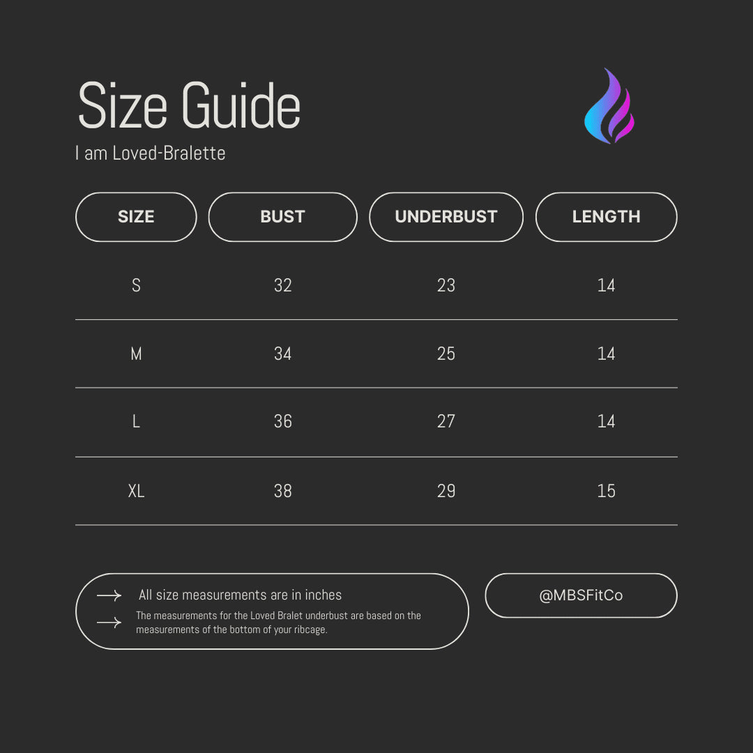 I Am Loved Bralette Cocoa | Faith Based Sports Bra for Women for women |