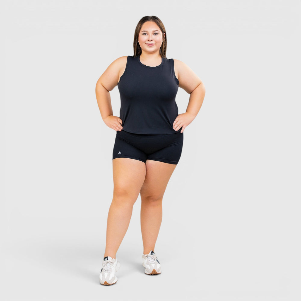 I Am Resilient Tank for Women in Black | Faith Based Activewear for women | Tank