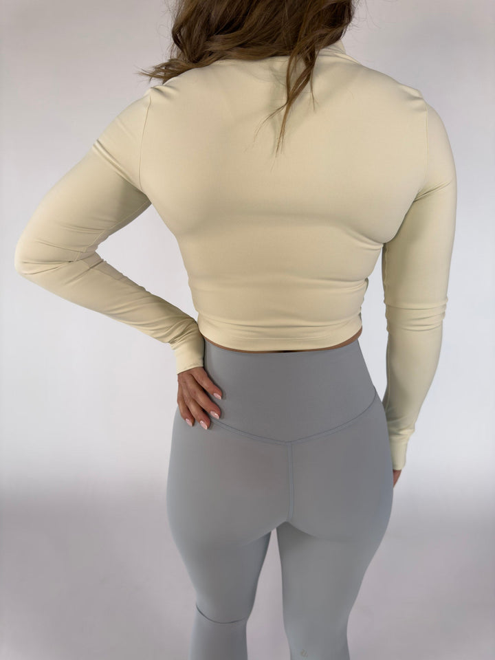 I Am Wise Jacket Light Ivory | Faith Based Activewear Jacket for Women for women | Jacket