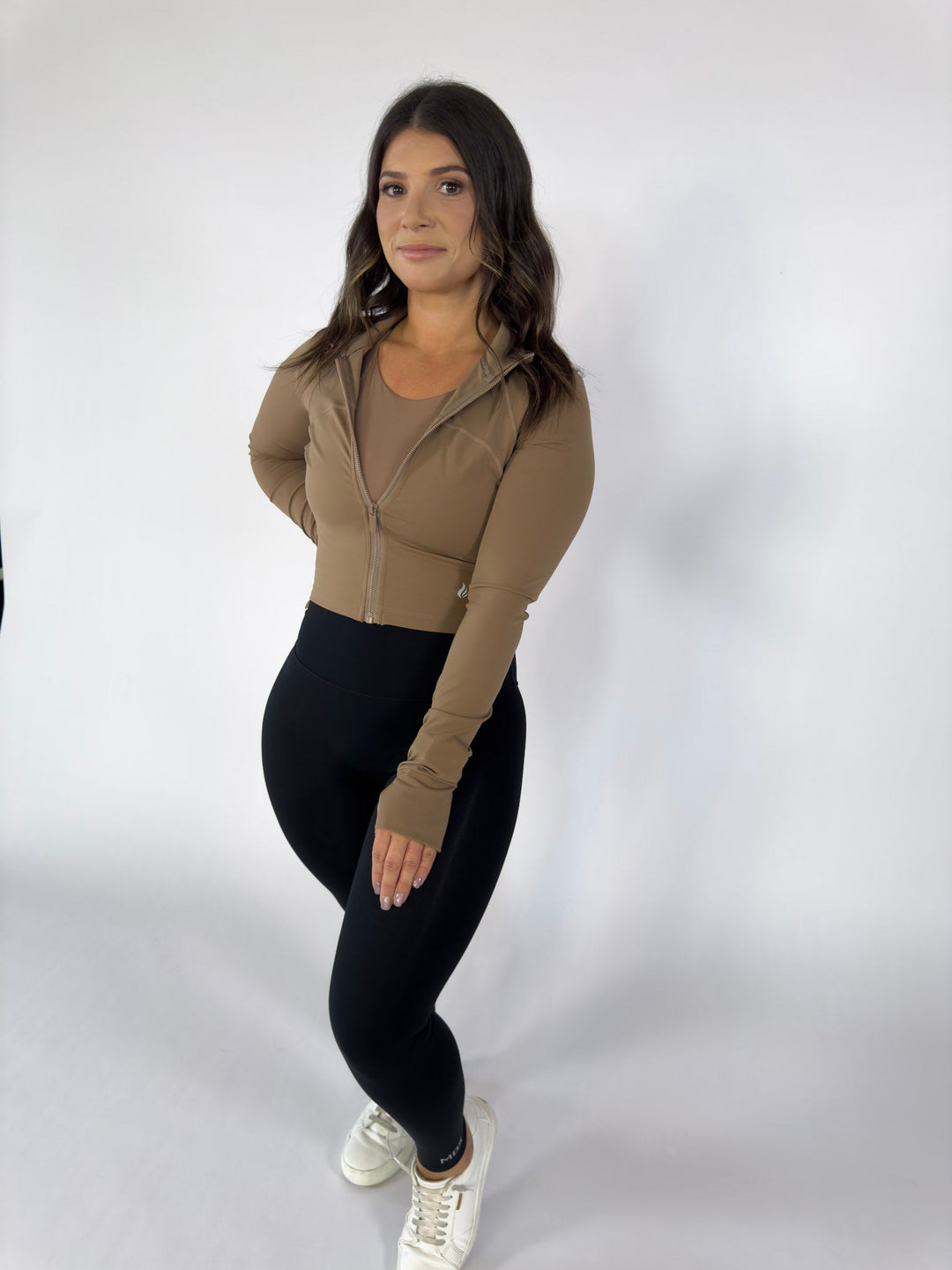 I Am Wise Jacket Cocoa | Faith Based Activewear Jacket for Women for women | Jacket