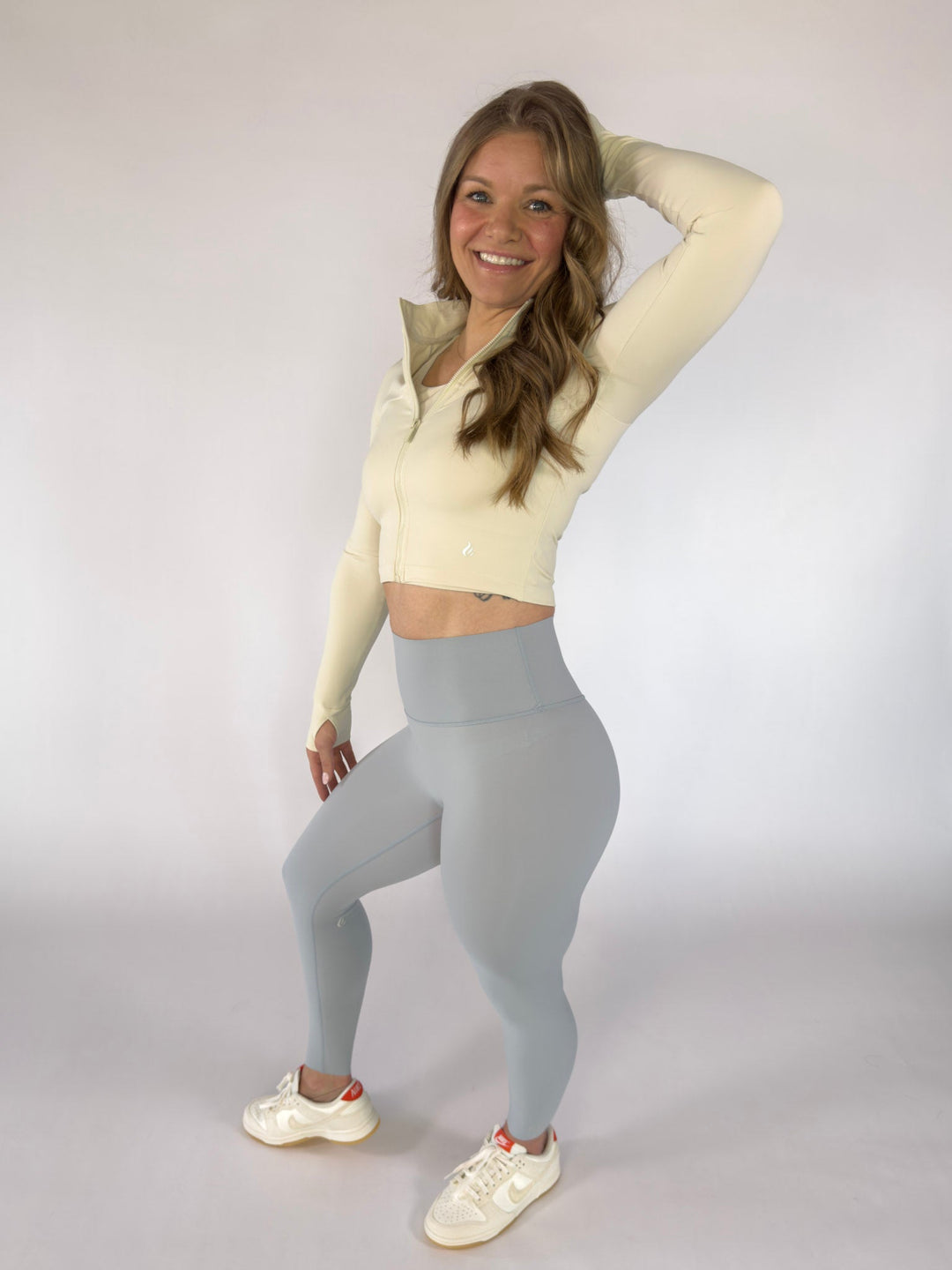 I Am Wise Jacket Light Ivory | Faith Based Activewear Jacket for Women for women | Jacket