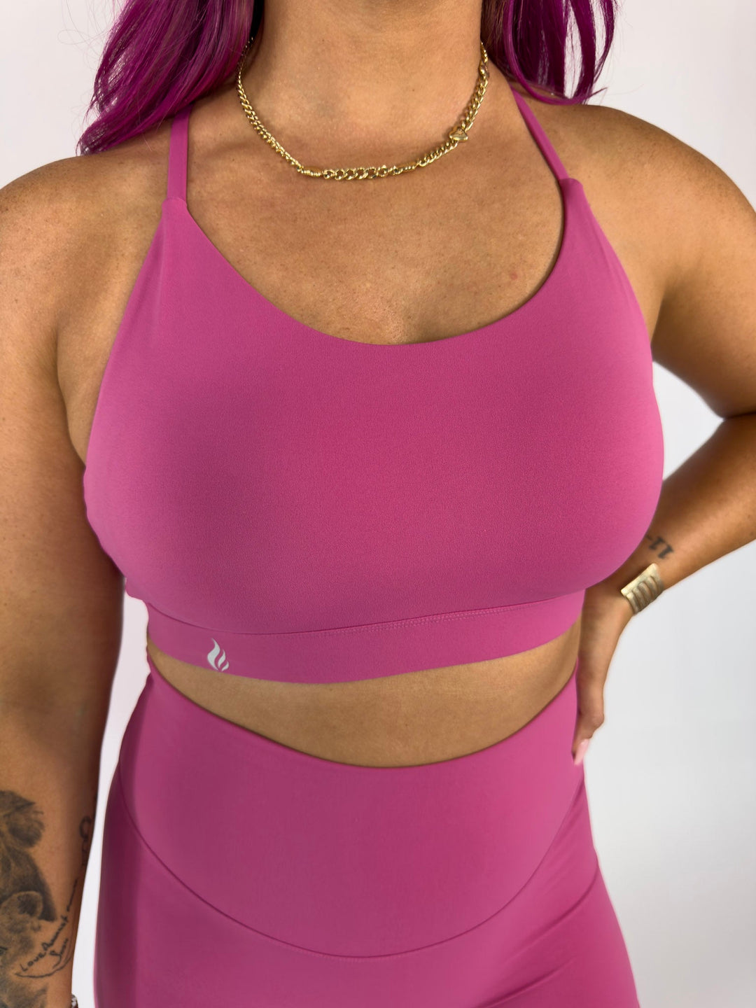 I Am Worthy Bralette in Pink | Faith Based Sports Bra for Women for women | Bralette