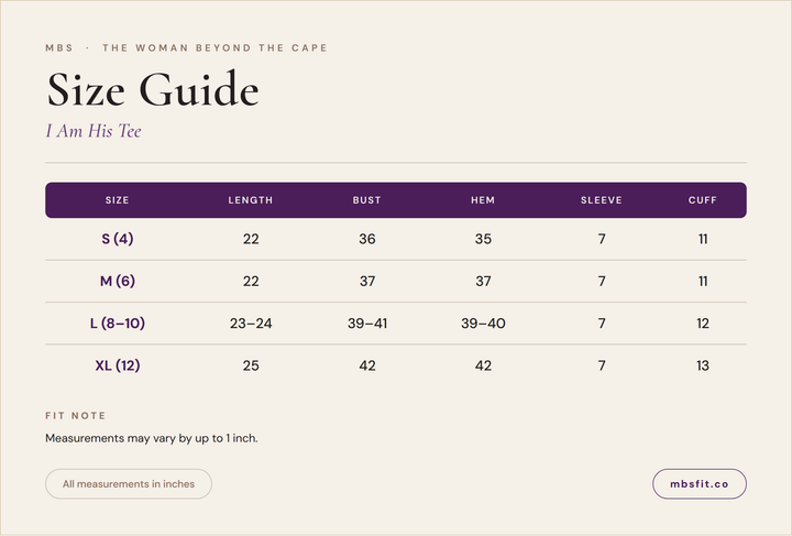 I Am His Tee | Faith-Based Tee for Women | MBS
