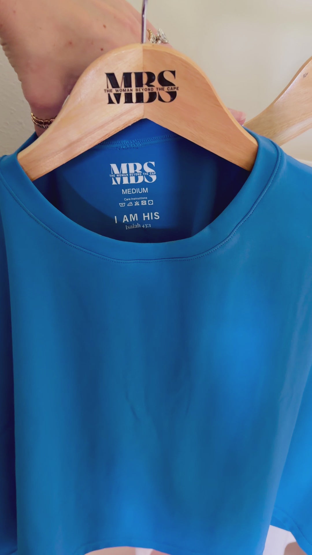 I Am His Cropped Tee