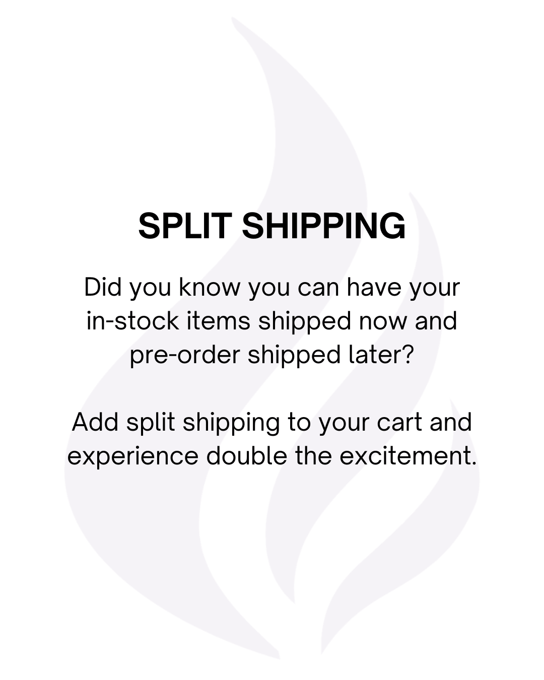 Split Shipping – Ship In-Stock Items Now for women |